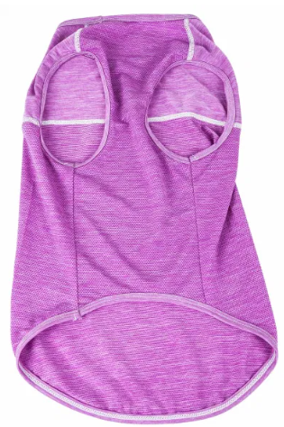 Pet Life - Active 'Aero-Pawlse' Heathered Quick-Dry And 4-Way Stretch Tank Top Shirt for Dogs
