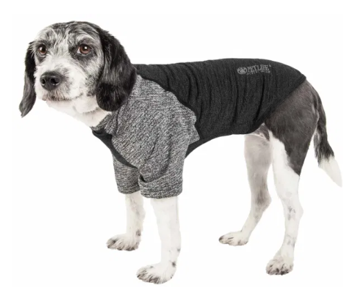 Pet Life - Active 'Hybreed' 4-Way Stretch Two-Toned Performance T-Shirt for Dogs
