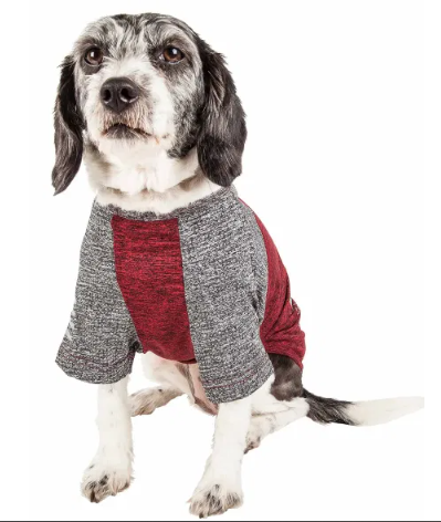 Pet Life - Active 'Hybreed' 4-Way Stretch Two-Toned Performance T-Shirt for Dogs