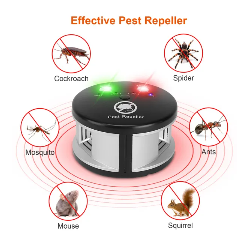 360° Ultrasonic Pest Repeller Electronic Plug-in Pest Control