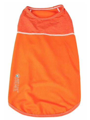 Pet Life - Active 'Aero-Pawlse' Heathered Quick-Dry And 4-Way Stretch Tank Top Shirt for Dogs