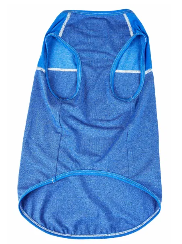 Pet Life - Active 'Aero-Pawlse' Heathered Quick-Dry And 4-Way Stretch Tank Top Shirt for Dogs