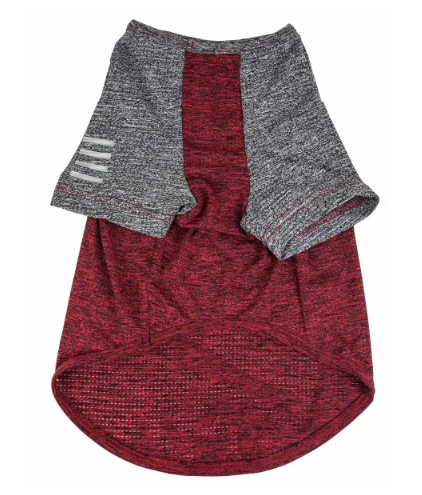 Pet Life - Active 'Hybreed' 4-Way Stretch Two-Toned Performance T-Shirt for Dogs