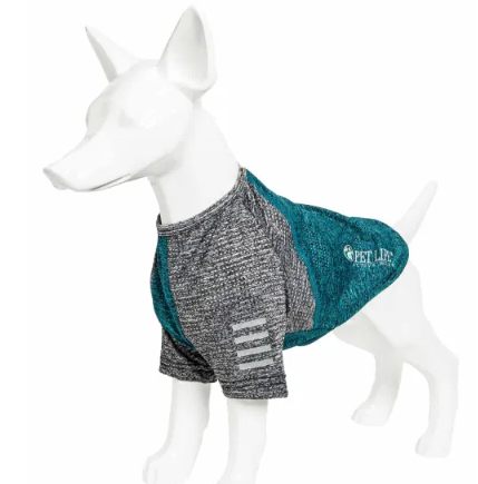 Pet Life - Active 'Hybreed' 4-Way Stretch Two-Toned Performance T-Shirt for Dogs