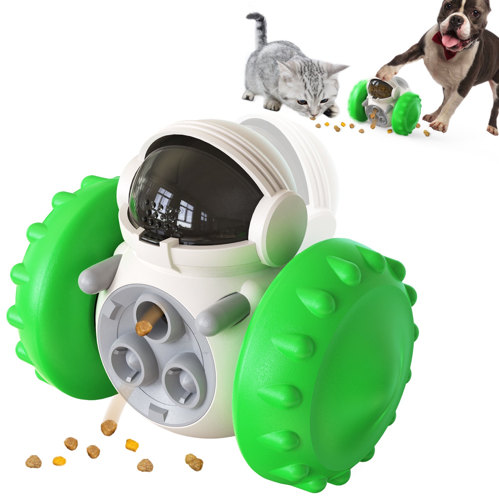 Tumbler Slow Feeder Toy for Dogs or Cats