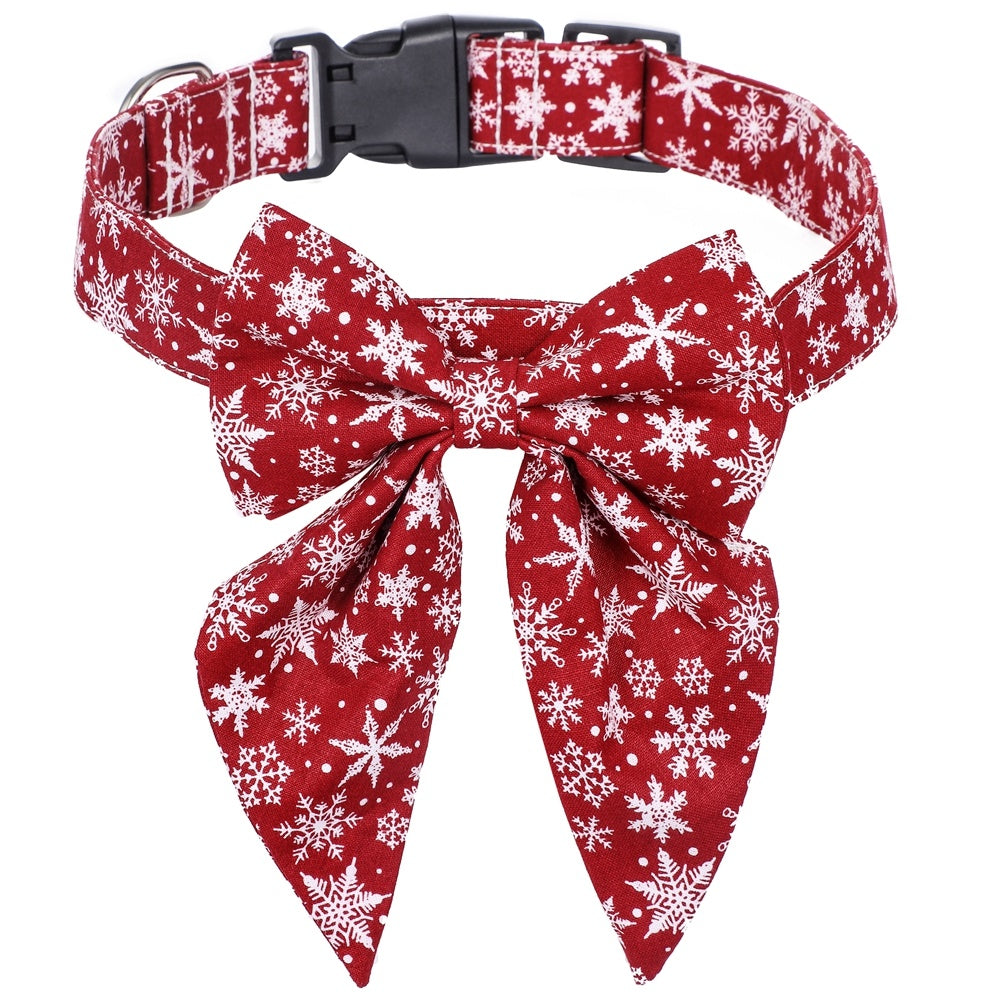 Fun Christmas Bowtie and Collar for Dogs